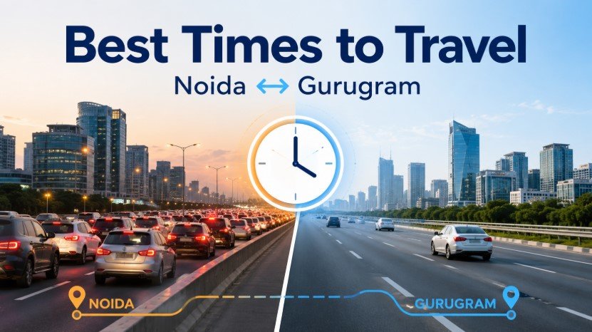 Best Times to Travel Between Noida and Gurugram to Avoid Peak Traffic