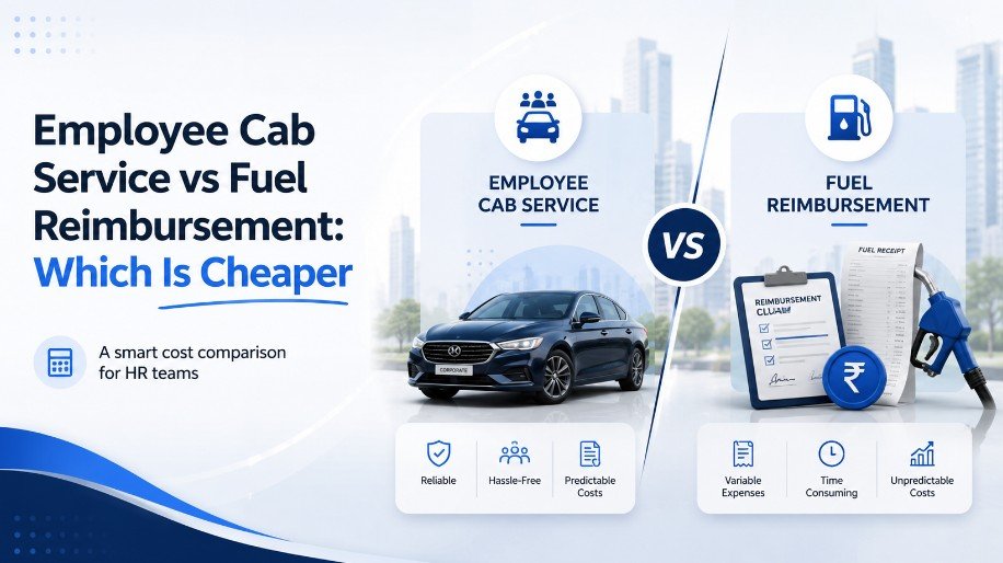Cost of Employee Cab Services vs Reimbursing Fuel Bills