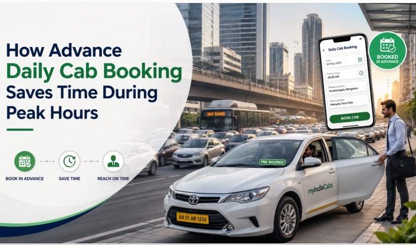 How Advance Daily Cab Booking Saves Time During Peak Hours