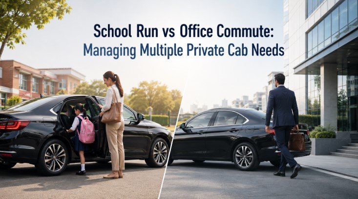 School Run vs Office Commute Managing Multiple Private Cab Needs
