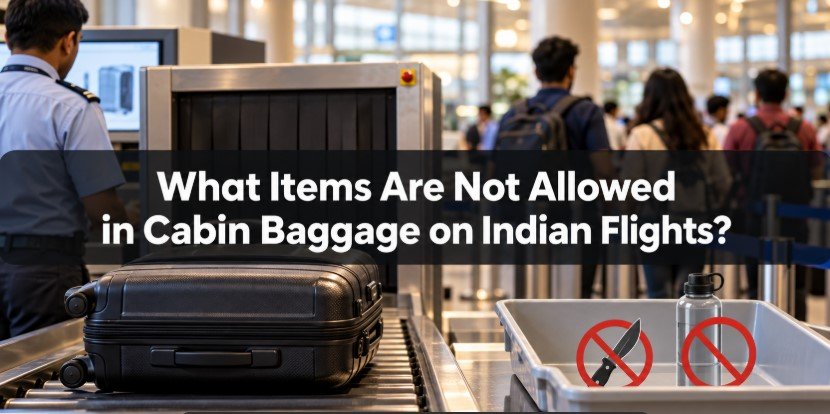 Items Not Allowed in Cabin Baggage on Indian Flights