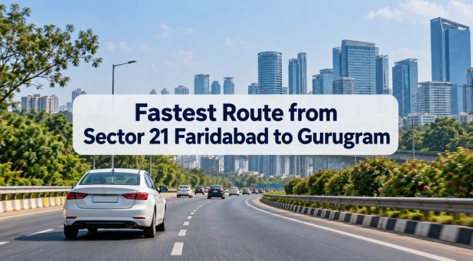 What Is the Fastest Route from Sector 21 Faridabad to Gurugram?