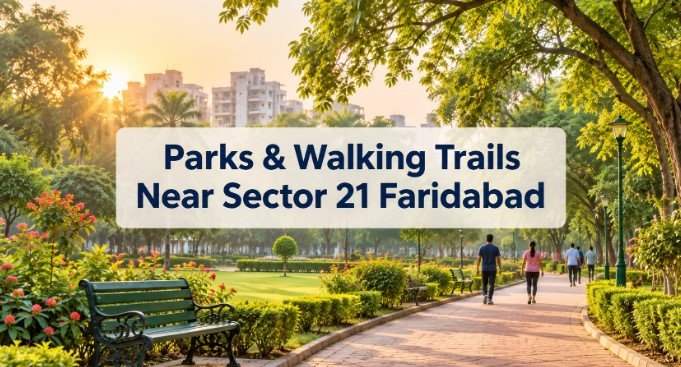 Where Are the Best Parks and Walking Trails Near Sector 21 Faridabad?