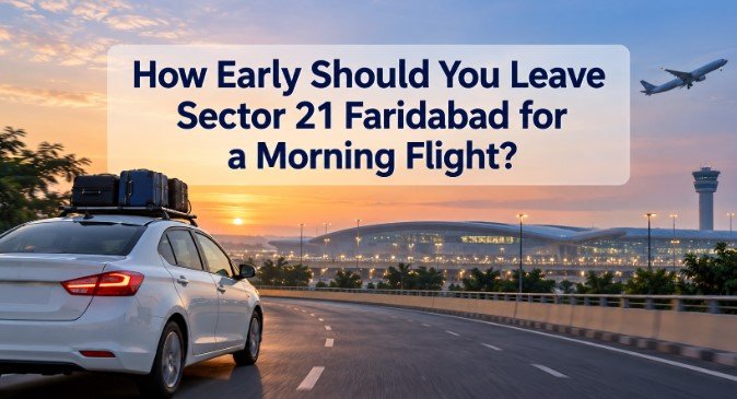How Early Should You Leave Sector 21 Faridabad for a Morning Flight?