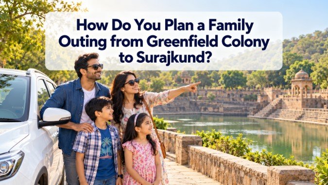 How Do You Plan a Family Outing from Greenfield Colony to Surajkund?