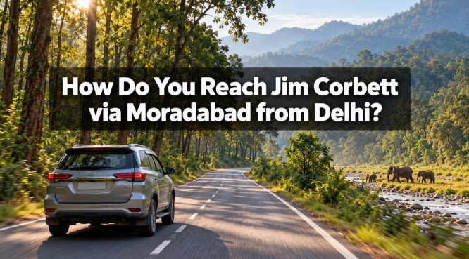 How Do You Reach Jim Corbett via Moradabad from Delhi?