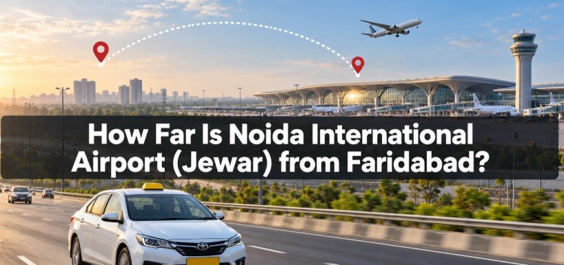 How Far Is Noida International Airport (Jewar) from Faridabad?