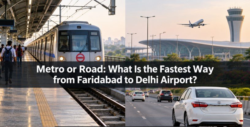 Metro or Road: What Is the Fastest Way from Faridabad to Delhi Airport?