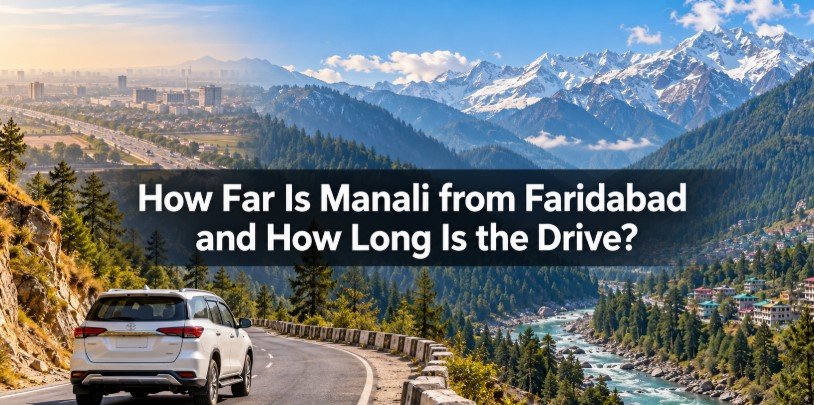 How Far Is Manali from Faridabad and How Long Is the Drive?