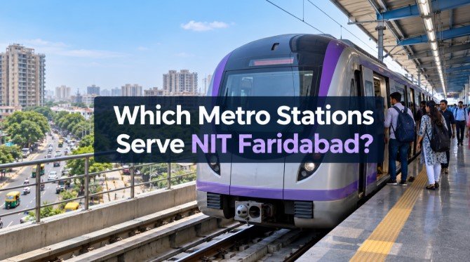 Which Metro Stations Serve NIT Faridabad?